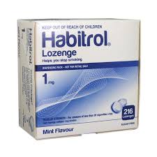 Habitrol 1mg 216pc Lozenges  x CTN of 24 (5184 pcs)